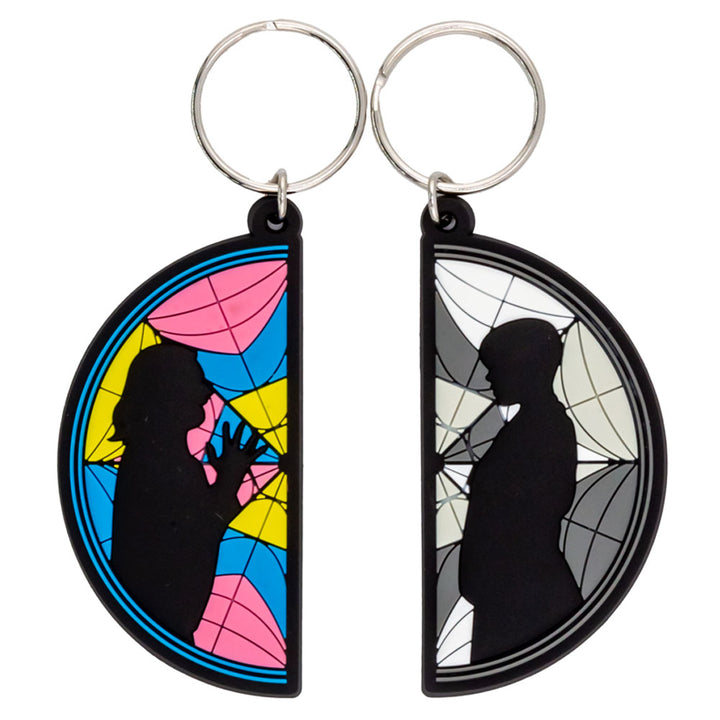 Wednesday 2 Pack Friendship Keyring Set