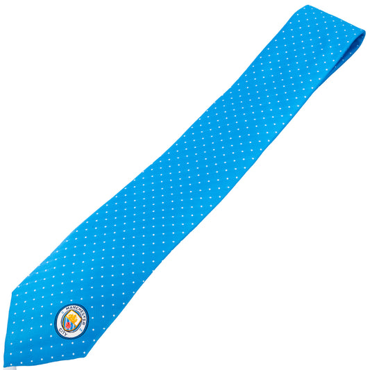 Manchester City FC Sky Blue Tie, alternate view