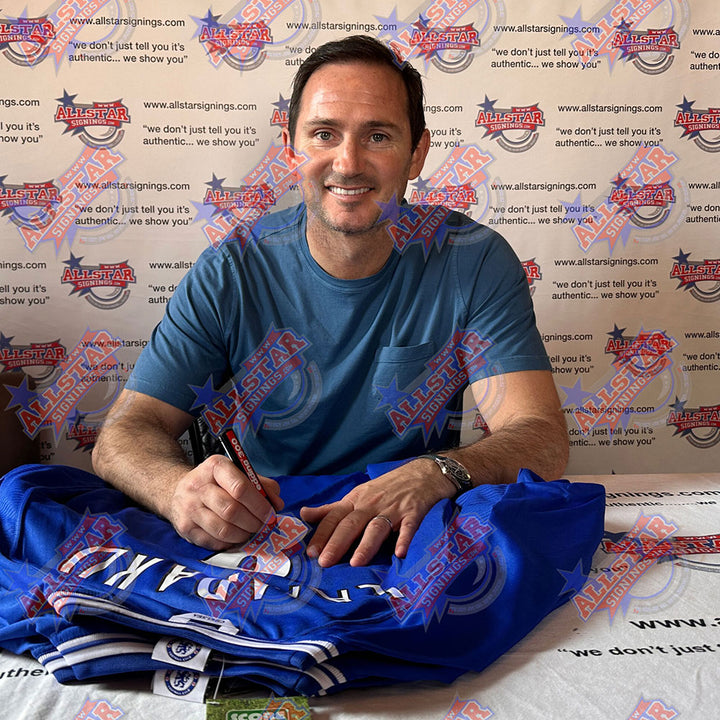 Frank Lampard and John Terry Chelsea FC Signed Shirts (Dual Framed)
