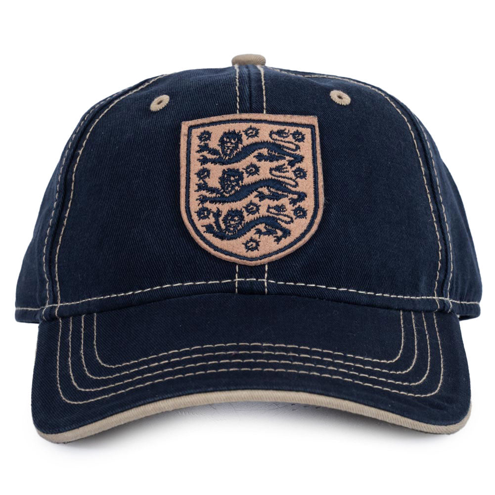 Official England FC Crest Navy Crombie Cap