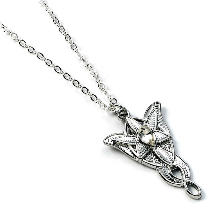 Official The Lord Of The Rings Silver Plated Evenstar Unisex Necklace