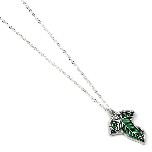 The Lord Of The Rings Silver Plated Necklace Leaf Of Lorien, alternate view