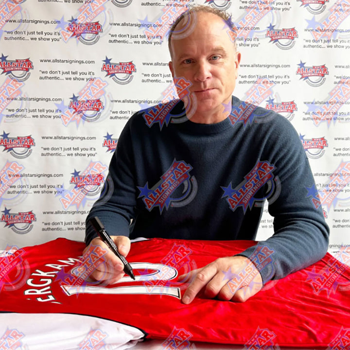 Arsenal Dennis Bergkamp Signed Shirt