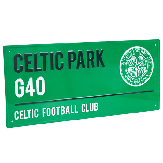 Celtic FC Colour Street Sign, alternate view