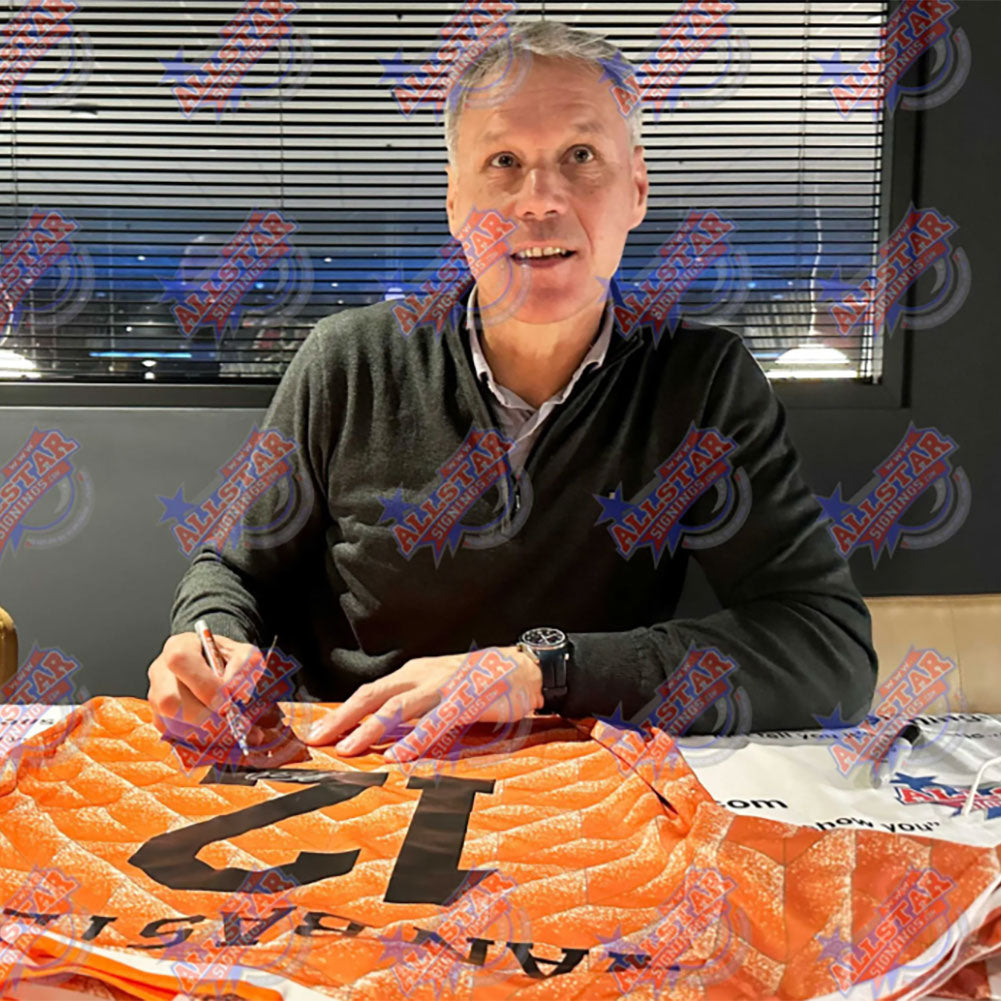 Marco Van Basten Netherlands Retro Signed Shirt (Framed)