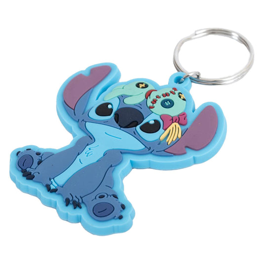 Lilo & Stitch Scrump PVC Keyring, alternate view
