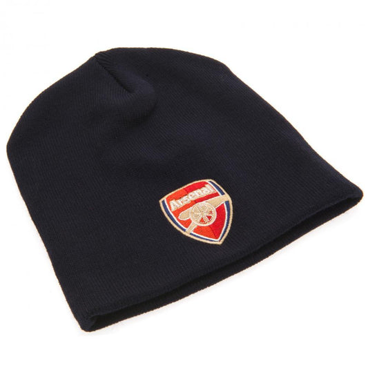 Arsenal FC Navy Crest Beanie, alternate view