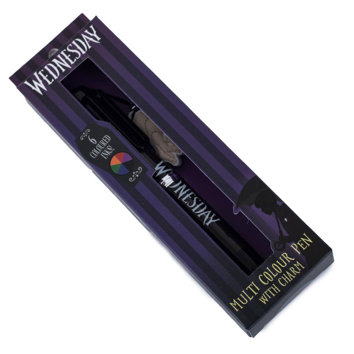 Multi-Coloured Pen Inspired by Wednesday Character