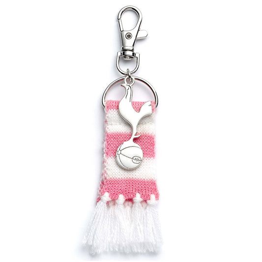 Tottenham Hotspur FC Pink Bar Scarf Bag Charm, alternate view