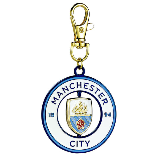 Manchester City FC Spinner Bag Charm, alternate view