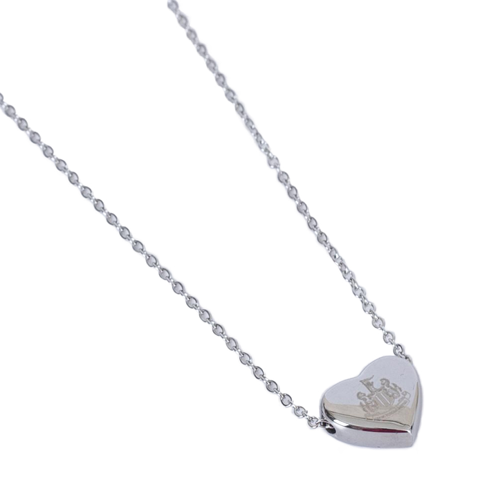 Newcastle United FC Newcastle United FC Stainless Steel Heart Necklace