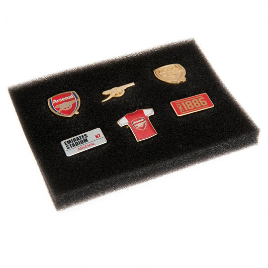 Arsenal FC 6pc Badge Set, alternate view