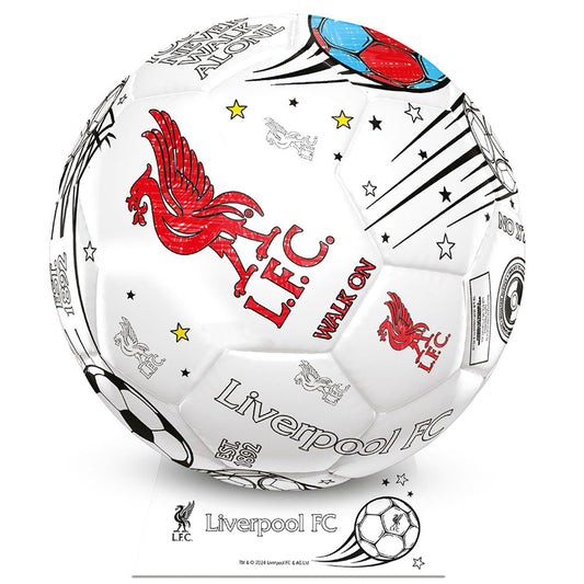 Liverpool FC 'Colour In' Mini Football Set, alternate view