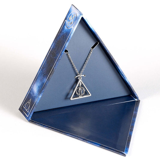 Harry Potter Spinning Deathly Hallows Necklace Gift Box, alternate view
