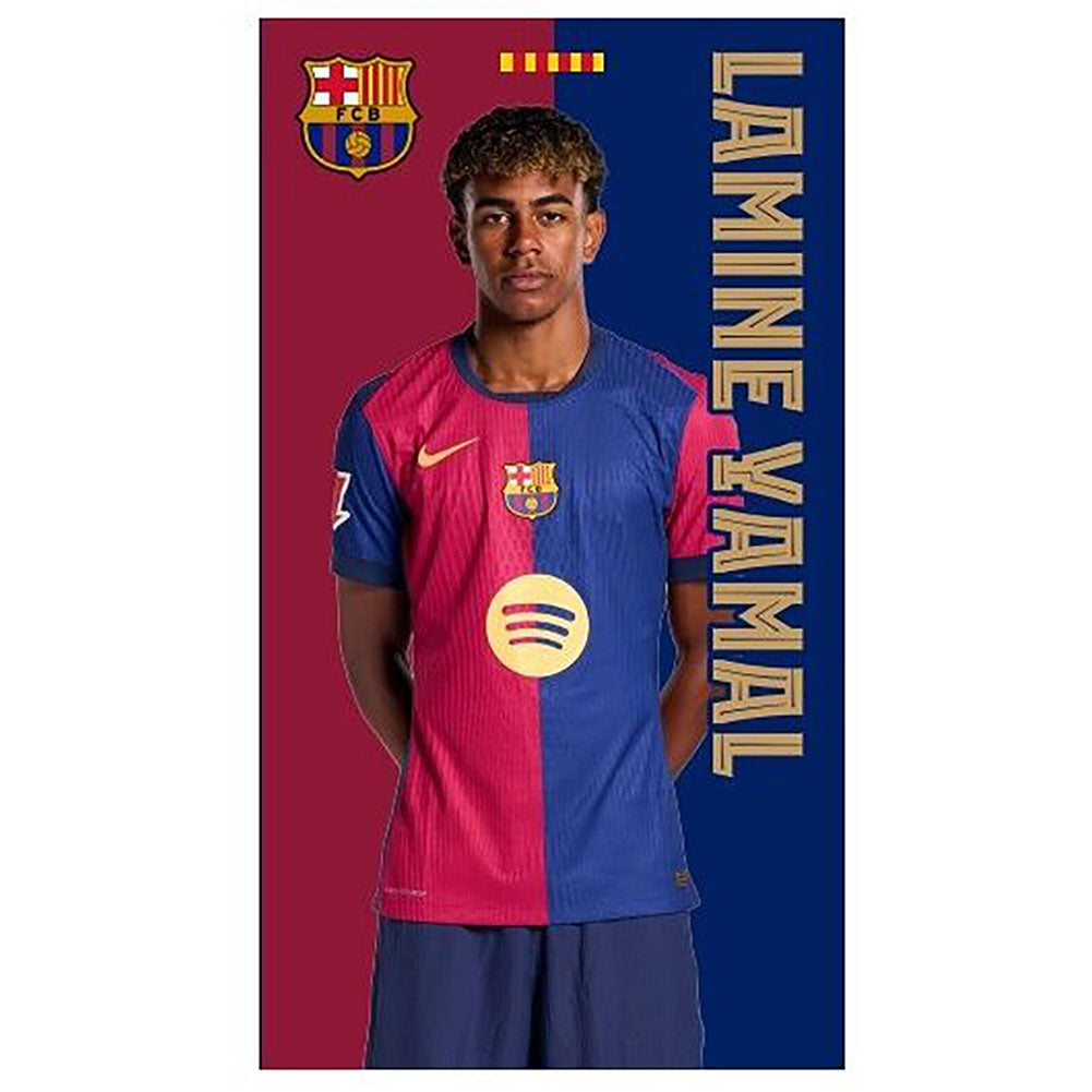 FC Barcelona Yamal Vertical Stripe Towel