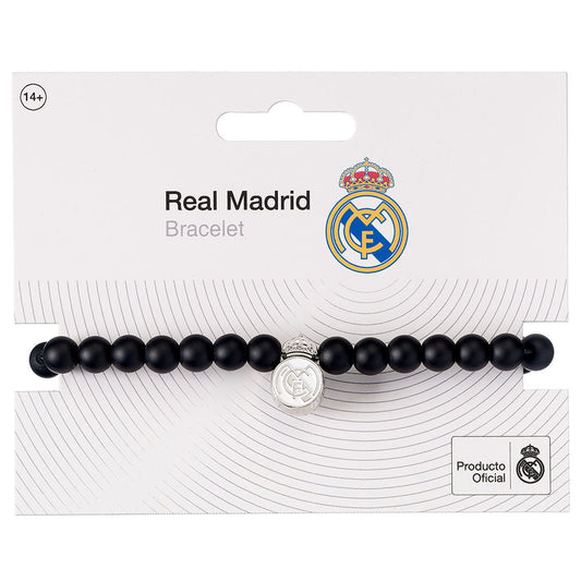 Real Madrid FC Black Bead Bracelet, alternate view