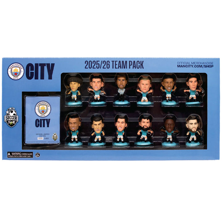 Manchester City FC SoccerStarz Season 25/26 Team Pack