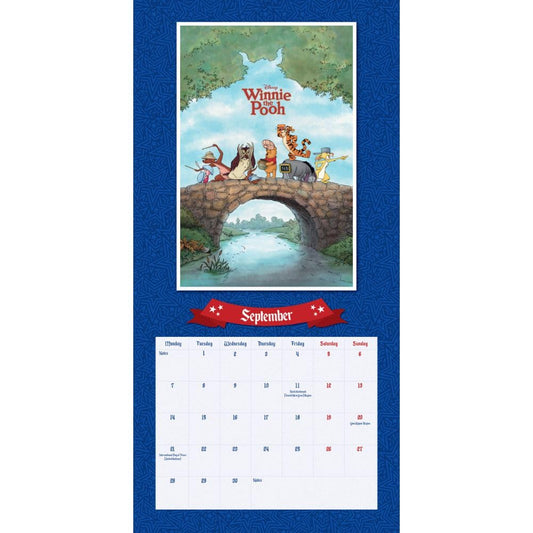 Disney Vintage Posters Square 2026 Calendar