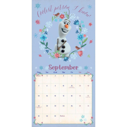 Frozen Square 2026 Calendar
