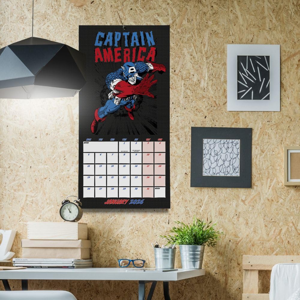 Marvel Comics Square 2026 Calendar