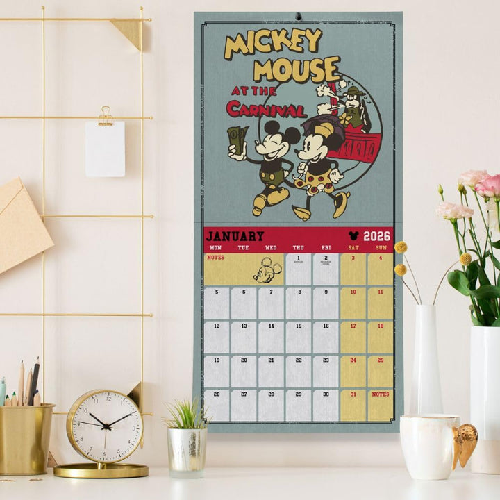 Mickey Mouse Classic Square 2026 Calendar