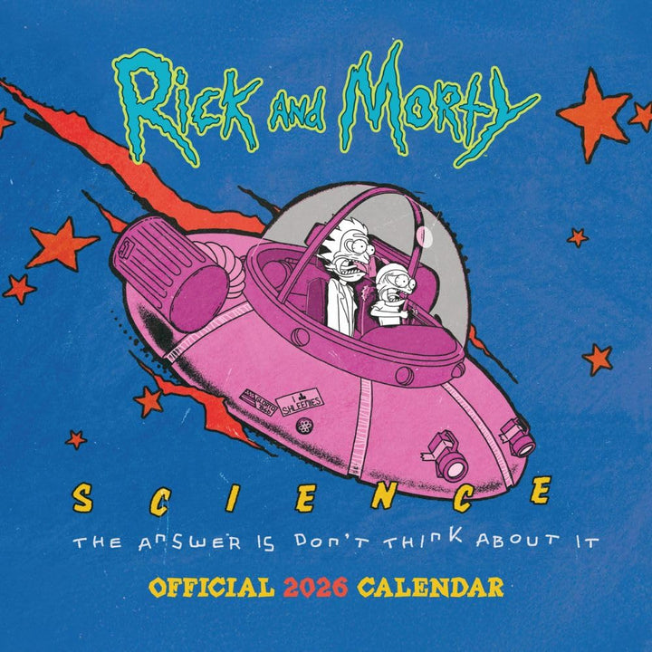 Rick And Morty Square 2026 Calendar