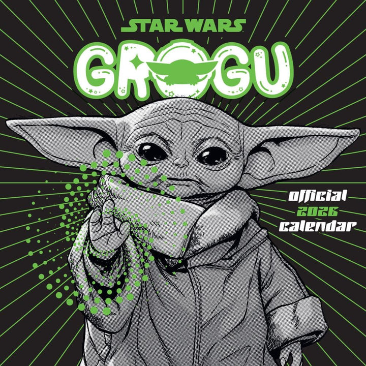 Star Wars: The Mandalorian Grogu Square 2026 Calendar