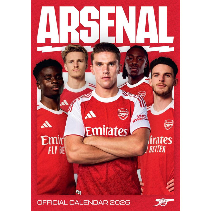 Arsenal FC A3 Calendar 2026