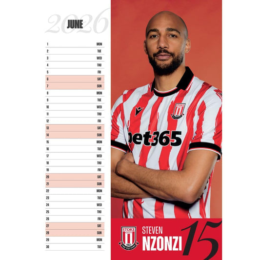 Stoke City FC A3 2026 Calendar, alternate view