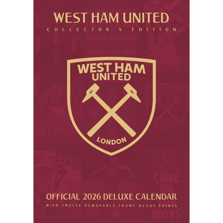 West Ham United FC Deluxe Calendar 2026
