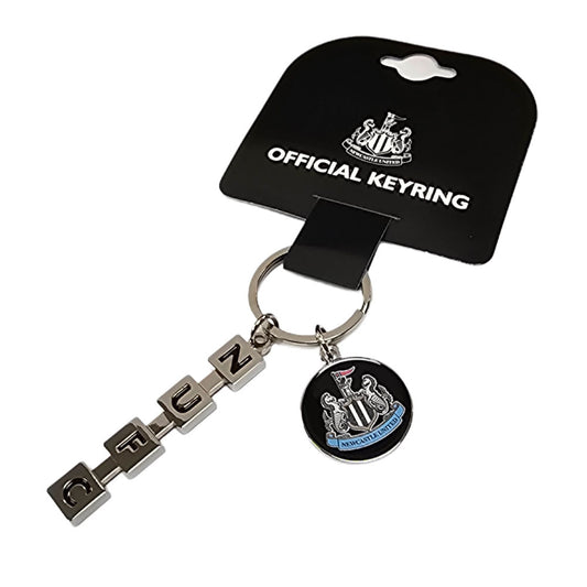 Newcastle United FC Letter Keyring, alternate view