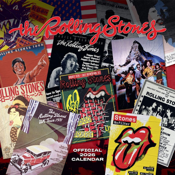 The Rolling Stones Square 2026 Calendar