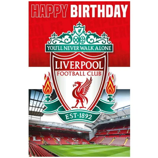 Liverpool FC 3D Lenticular Birthday Card, alternate view