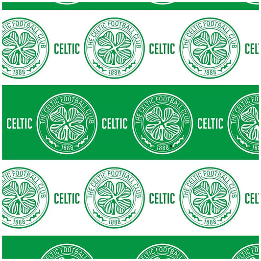 Celtic FC Text Gift Wrap, alternate view