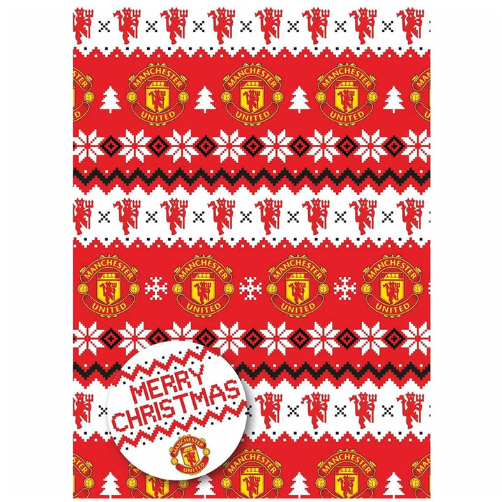 Manchester United FC Christmas Gift Wrap