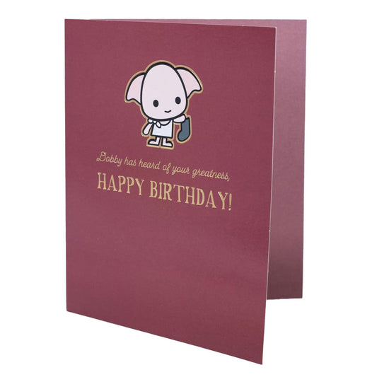 Harry Potter Dobby Birthday Card, alternate view