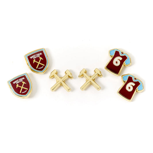 West Ham United FC Stud Earring Set, alternate view