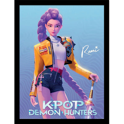 K-Pop Demon Hunters Rumi 16" x 12" Framed Collector Print