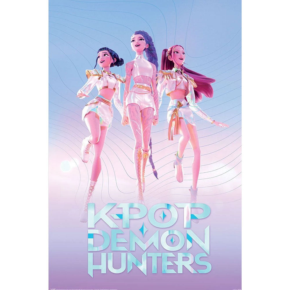 K POP Demon Hunters Huntrix Poster Infinity Collectables k-pop-demon-hunters-huntrix-poster-infinity-collectables