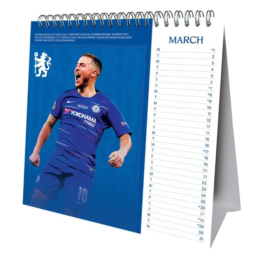 Chelsea FC Desktop Calendar 2027