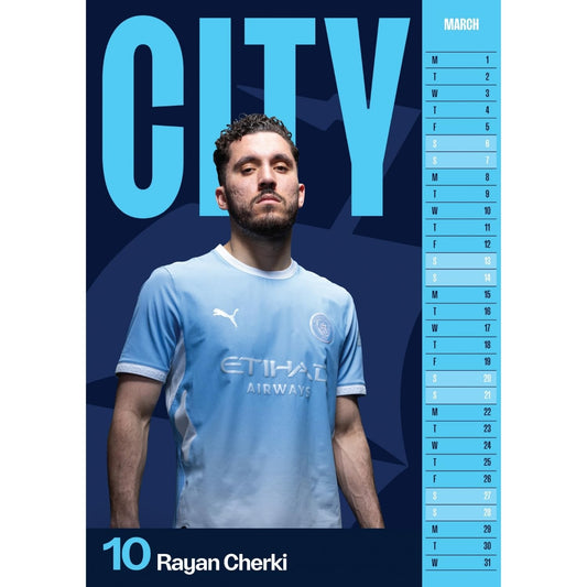 Manchester City FC A3 Calendar 2027