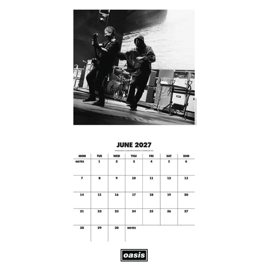Oasis Square Calendar 2027