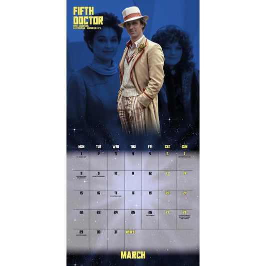 Doctor Who Square Calendar 2027