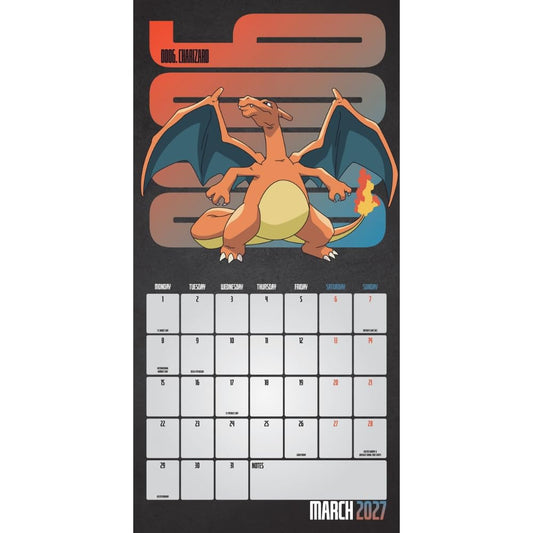 Pokemon Square Calendar 2027