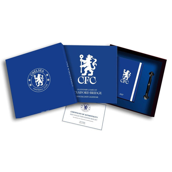 Chelsea FC Calendar & Diary Musical Gift Box 2027