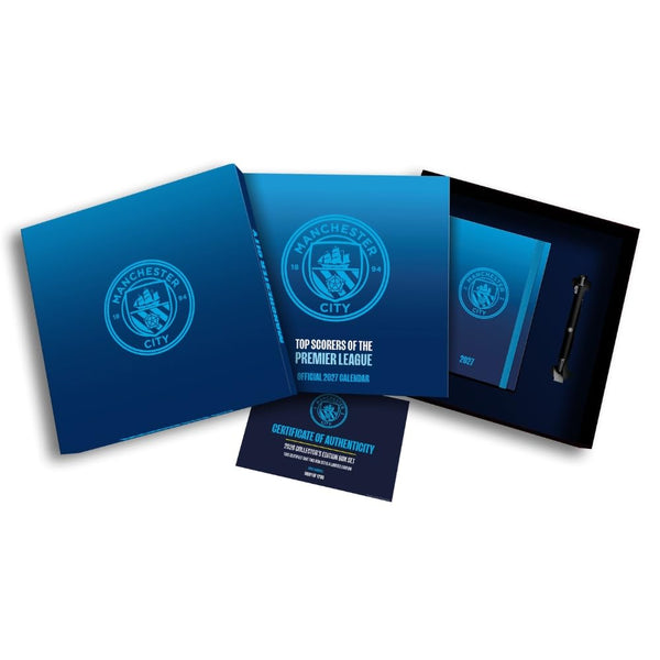 Manchester City FC Calendar & Diary Musical Gift Box 2027