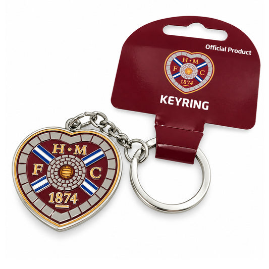 Hearts FC Crest Keyring