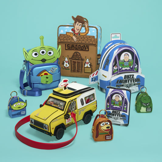 Loungefly - Toy Story 30th Anniversary Buzz Lightyear Glow Mini Backpack side angle