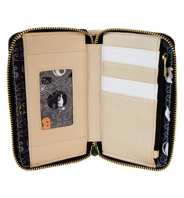 Loungefly Disney Nightmare Before Christmas Scientific Method Book Zip Around Wallet