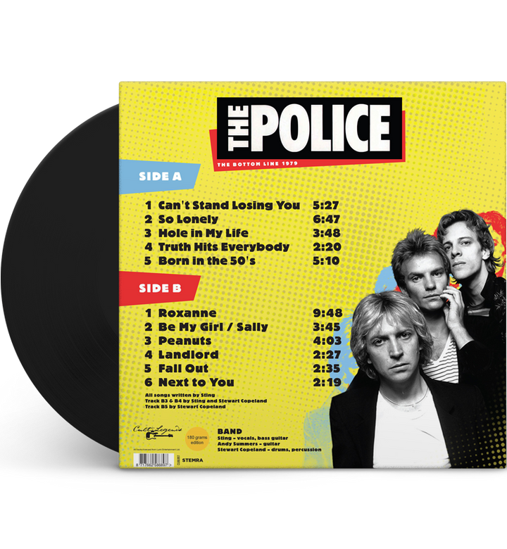 The Police – The Bottom Line 1979 (12-Inch Album on 180g Vinyl)